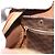 Céline Borsa CELINE Macadam Canvas PVC Pelle Marrone Oro Auth BA13467 D'oro - vista 18