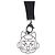 Collana CHANEL Cat Robot in metallo Nero CC Auth 185784M
