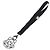 Collana CHANEL Cat Robot in metallo Nero CC Auth 185784M - vista 10