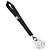 Collana CHANEL Cat Robot in metallo Nero CC Auth 185784M - vista 2