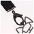 Collana CHANEL Cat Robot in metallo Nero CC Auth 185784M - vista 4