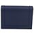 Portafoglio GUCCI Bamboo in pelle blu navy e oro 658244 Auth 186153M D'oro - vista 3