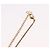Collana rotonda con logo CD Christian Dior in metallo Oro Auth SW2396 D'oro - vista 14
