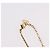 Collana rotonda con logo CD Christian Dior in metallo Oro Auth SW2396 D'oro - vista 8
