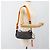 Borsa a tracolla Christian Dior Trotter Canvas Gray Silver Auth 186198V Marrone Argento - vista 23