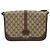 Borsa Gucci GG Supreme Web Sherry Line PVC Beige Oro 001 104 0551 Auth ka4846 D'oro - vista 2