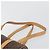 Céline Borsa a Spalla CELINE Macadam Canvas PVC Pelle Marrone Oro Auth 185605A D'oro - vista 8