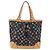 Borsa Tote LOUIS VUITTON Multicolor Shirley MM Nera M93213 LV Auth 186256SAV Nero - vista 3