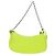 BALENCIAGA Borsa Mini Le Cagole in pelle con catena 2way Verde Argento Auth 185444M - vista 3