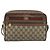 Borsa GUCCI GG Supreme Web Sherry Line PVC Beige Oro 001 113 6472 Auth 187114 D'oro - vista 2