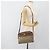 Borsa GUCCI GG Supreme Web Sherry Line PVC Beige Oro 001 113 6472 Auth 187114 D'oro - vista 24