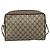 Borsa GUCCI GG Supreme Web Sherry Line PVC Beige Oro 001 113 6472 Auth 187114 D'oro - vista 3