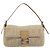 Borsa a Spalla FENDI Mamma Baguette in Tela Zucca Felt Beige Silver Auth 186896SAM Argento - vista 2