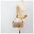 Borsa a Spalla FENDI Mamma Baguette in Tela Zucca Felt Beige Silver Auth 186896SAM Argento - vista 22