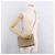 CHANEL Matelasse Chain Shoulder Bag Lamb Skin Beige Gold CC Auth 187157A D'oro - vista 25