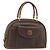 Céline Borsa CELINE Macadam Canvas PVC Pelle Marrone Oro Auth 185533 D'oro