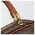 Céline Borsa CELINE Macadam Canvas PVC Pelle Marrone Oro Auth 185533 D'oro - vista 15