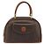 Céline Borsa CELINE Macadam Canvas PVC Pelle Marrone Oro Auth 185533 D'oro - vista 2