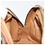 Céline Borsa CELINE Macadam Canvas PVC Pelle Marrone Oro Auth 185533 D'oro - vista 21
