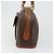 Céline Borsa CELINE Macadam Canvas PVC Pelle Marrone Oro Auth 185533 D'oro - vista 4