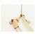 Spilla CHANEL metallo Gold Tone CC Auth 185416SM - vista 12