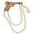 Spilla CHANEL metallo Gold Tone CC Auth 185416SM - vista 7