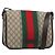 Borsa a tracolla GUCCI GG Supreme Web Sherry Line PVC Beige Rosso 180692 Auth ka4786A
