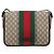 Borsa a tracolla GUCCI GG Supreme Web Sherry Line PVC Beige Rosso 180692 Auth ka4786A - vista 2
