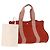 Hermès Borsa HERMES Cannes MM in cotone Arancione Argento Autentica 179542A