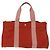 Hermès Borsa HERMES Cannes MM in cotone Arancione Argento Autentica 179542A - vista 2