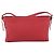 BURBERRY Schultertasche Leder Rot Silber Authentisch 186215A - Ansicht 2
