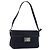 Borsa a tracolla FENDI Mamma Baguette in tela blu navy e argento Auth 186897V