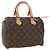 LOUIS VUITTON Borsa Monogram Speedy 25 M41528 LV Auth am11878SV Monogramma
