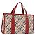 Borsa a mano BURBERRY Nova Check Blue Label in tela Beige Silver Auth 186841A Argento