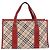 Borsa a mano BURBERRY Nova Check Blue Label in tela Beige Silver Auth 186841A Argento - vista 2