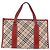 Borsa a mano BURBERRY Nova Check Blue Label in tela Beige Silver Auth 186841A Argento - vista 3