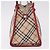 Borsa a mano BURBERRY Nova Check Blue Label in tela Beige Silver Auth 186841A Argento - vista 4