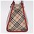 Borsa a mano BURBERRY Nova Check Blue Label in tela Beige Silver Auth 186841A Argento - vista 5