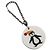 Hermès Charm Penguin in pelle bianca HERMES Auth 185783M Bianco