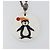 Hermès Charm Penguin in pelle bianca HERMES Auth 185783M Bianco - vista 6