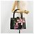 Borsa a mano Salvatore Ferragamo Gancini Pelle Nera e Oro Auth 185609A Nero D'oro - vista 24