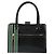 Borsa a mano Salvatore Ferragamo Gancini Pelle Nera e Oro Auth 185609A Nero D'oro - vista 3