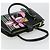 Borsa a mano Salvatore Ferragamo Gancini Pelle Nera e Oro Auth 185609A Nero D'oro - vista 6