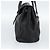 Bolso Tote PRADA de piel negro con detalles plateados Auth 187659V Plata - vista 5