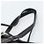 Bolso Tote PRADA de piel negro con detalles plateados Auth 187659V Plata - vista 8