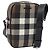 Borsa a Spalla BURBERRY Nova Check PVC Marrone Argento Auth 186210A