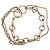 Bracciale LOUIS VUITTON Brassles Chne Vegas in metallo Tonalità Oro M65362 Auth 187597