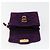 Borsa Salvatore Ferragamo Gancini in scamosciato viola e oro Autentica 186128A D'oro Porpora - vista 15