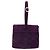 Borsa Salvatore Ferragamo Gancini in scamosciato viola e oro Autentica 186128A D'oro Porpora - vista 3