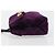 Borsa Salvatore Ferragamo Gancini in scamosciato viola e oro Autentica 186128A D'oro Porpora - vista 5